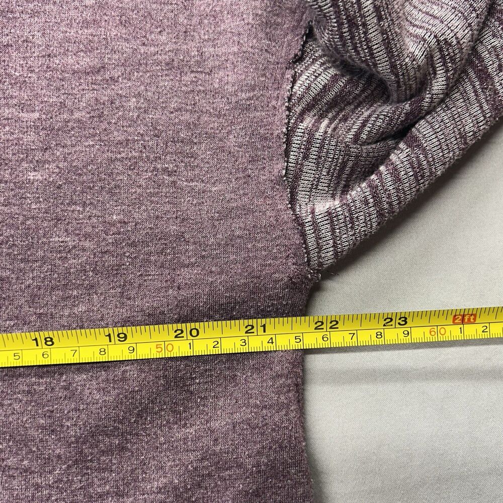 St John Bay Active Size Large Purple V-neck Sweater - Picture 4 of 6